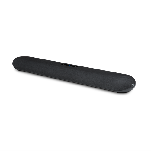 Bluesound CINEMA MINI Black 3-4 Tabletop - With Shadow - UI